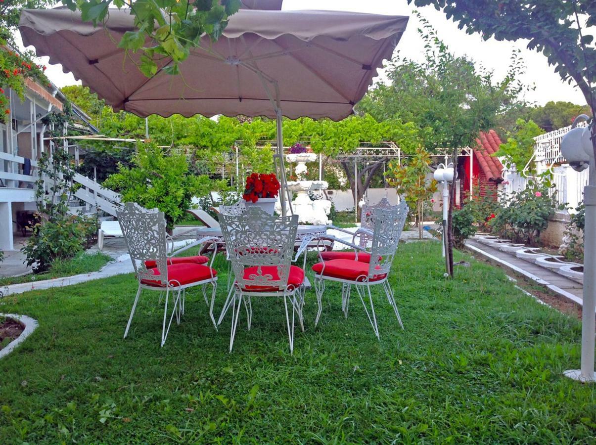 Villa Fofo - Beautiful Sea Front Villa With 650M2 Garden Nea Kallikrateia Εξωτερικό φωτογραφία